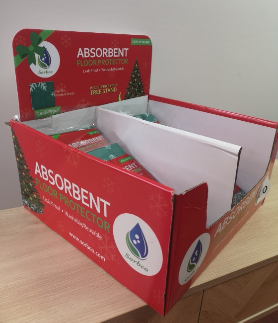 Tree Sorb Christmas Tree Mat Absorbent Floor Protector Christmas Tree