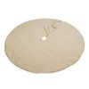 X422724 Quilted Tree Skirt Beige X422724 Quilted Tree Skirt Beige