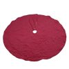 X422755 Quilted Tree Skirt Red